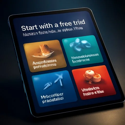 ABC8 course library tablet screen